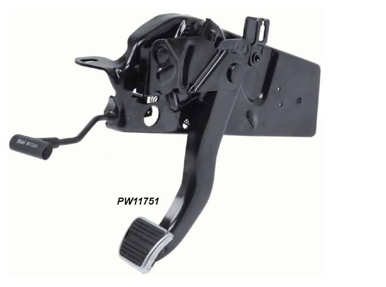 Park Brake Pedal Assembly: 67-9 F